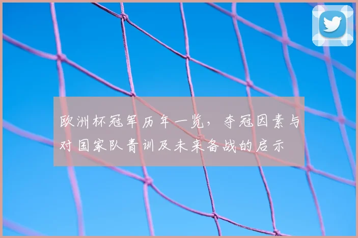 欧洲杯冠军历年一览，夺冠因素与对国家队青训及未来备战的启示